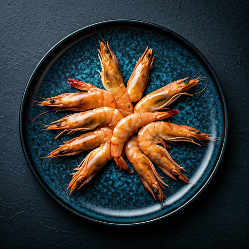 Premium seafood product presentation